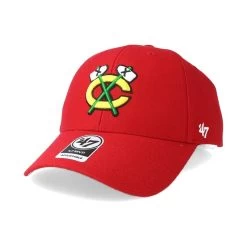 Casquette NHL 47 Brand MVP Blackhawks Chicago Red