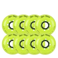 8 Roues Labeda Addiction Grip Jaune 76/80 Mm